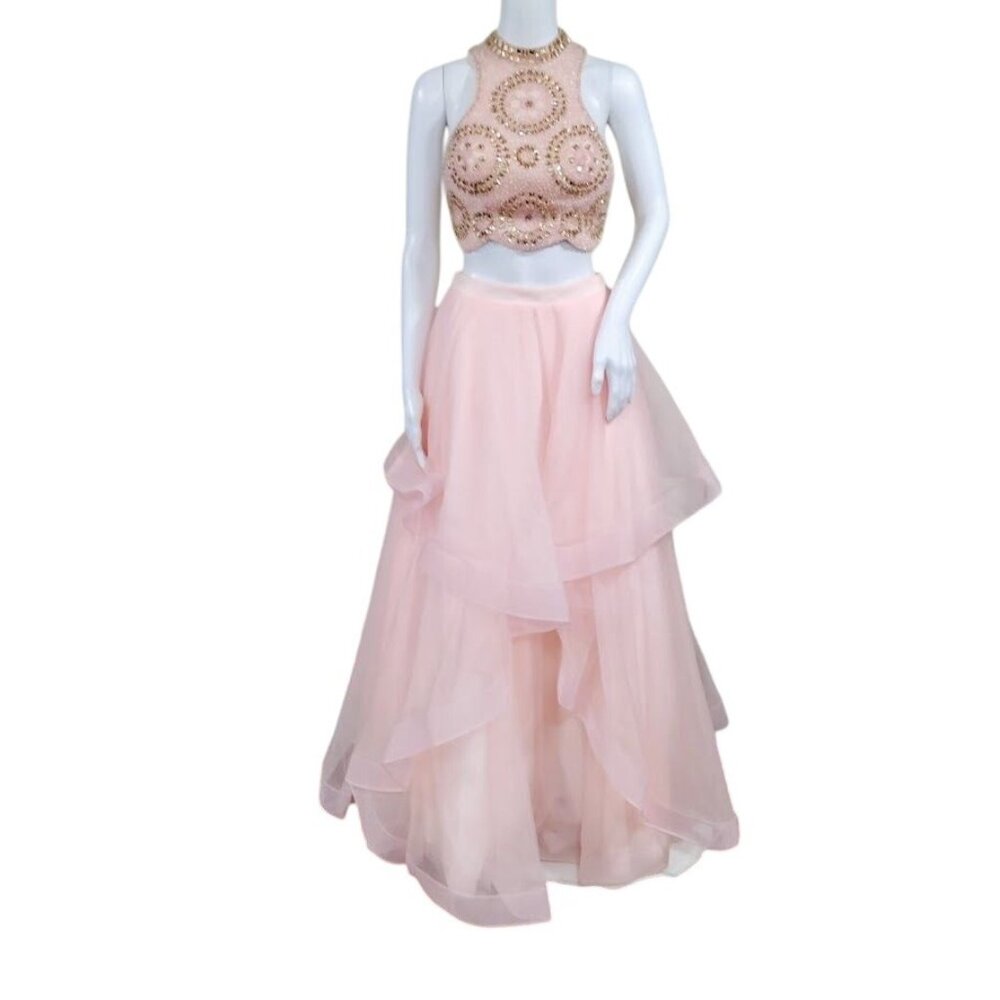 Fiesta Fashion Prom Barbiecorp 2 Piece Quinceanera Wedding Gown Sweet 16 XS - Picture 2 of 16